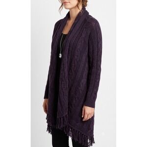 Berretti Wool Blend Chunky Wrap Made In Italy Size M